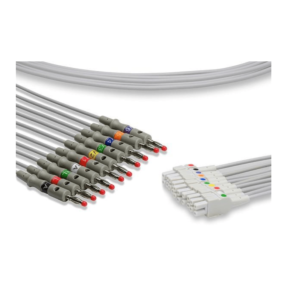 GE Healthcare-GE Marquette MAC 400 / 500 / 1000 / 1200 Leadwires, New-MedTech-1